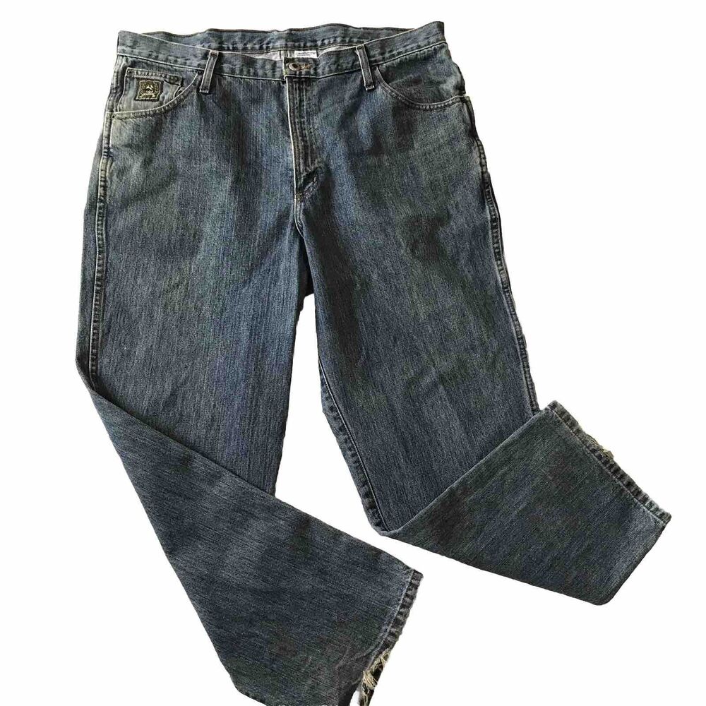 Cinch Men Green Label Relaxed Fit Blue Jean 38 X 30 Tapered Western Ranch Cowboy